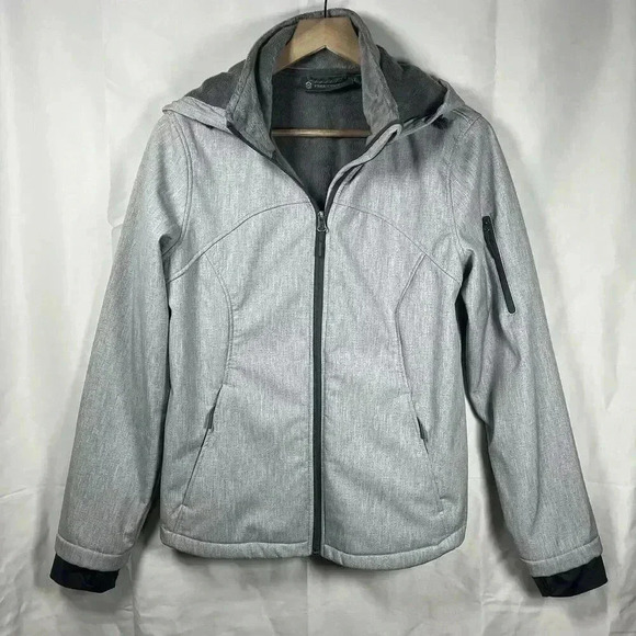Free Country Womens Aeris 2 Super softshell jacket size medium 8-10 gray - Picture 1 of 8